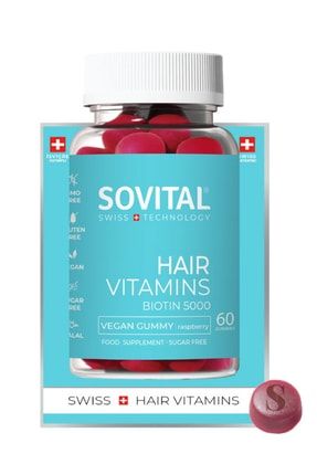 Hair Vitamin Isviçre Patentli Vegan Gummy - Saç Vitamini 3050