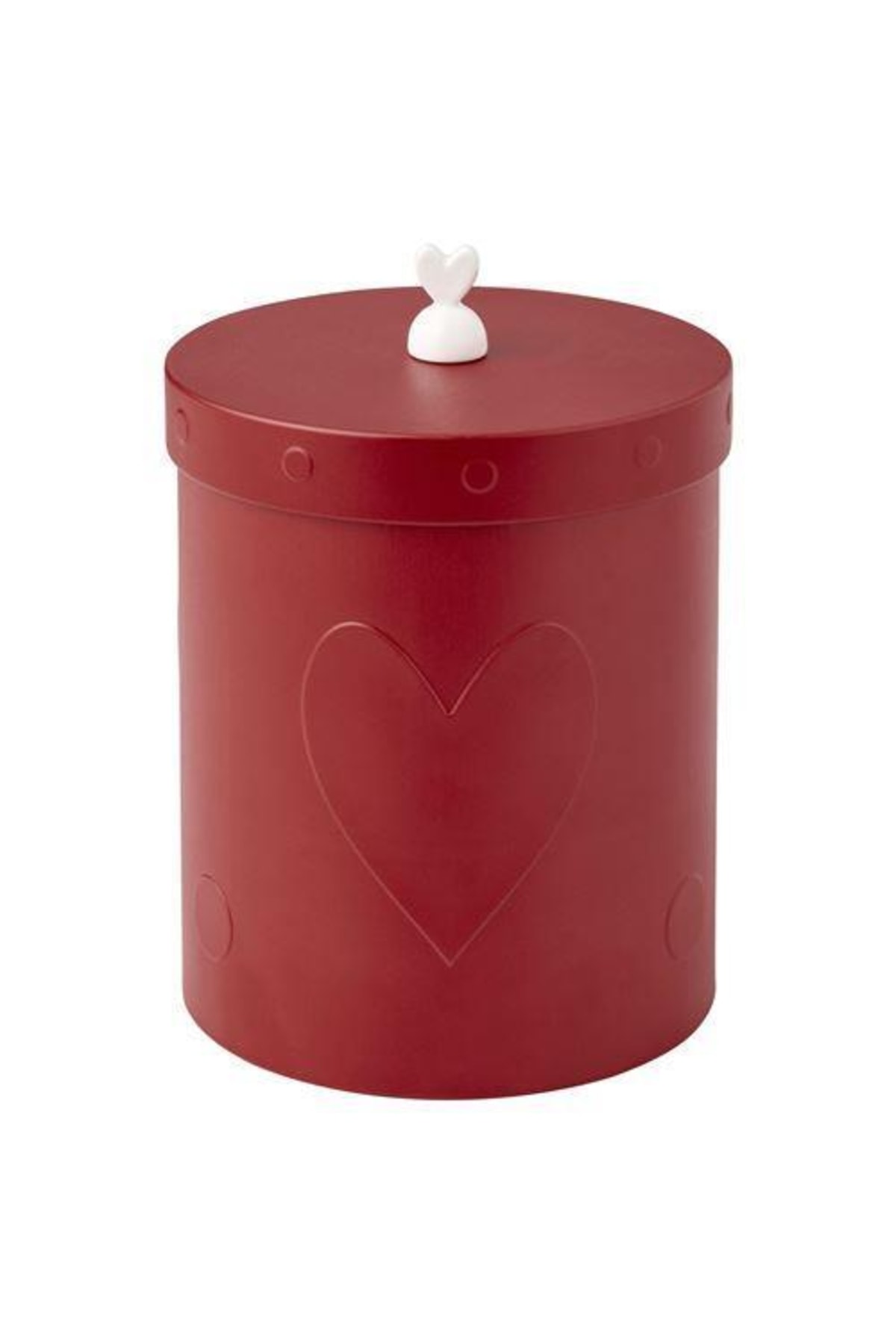 IKEA Kalpli Model Kapaklı Kahve-çay Kutusu Meridyendukkan Kırmızı 12 Cm