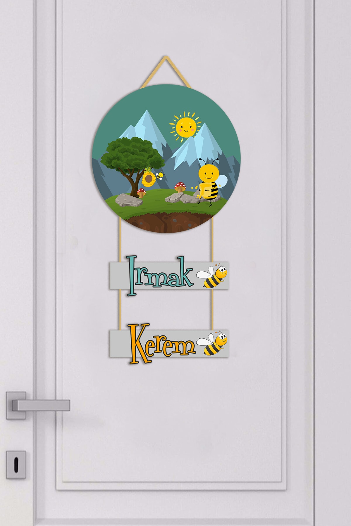 Baby Room Door Ornament Bee
