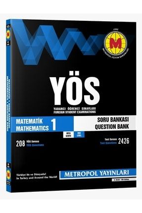 Metropol Yös Matematik 1 Soru Bankası 0001785044001