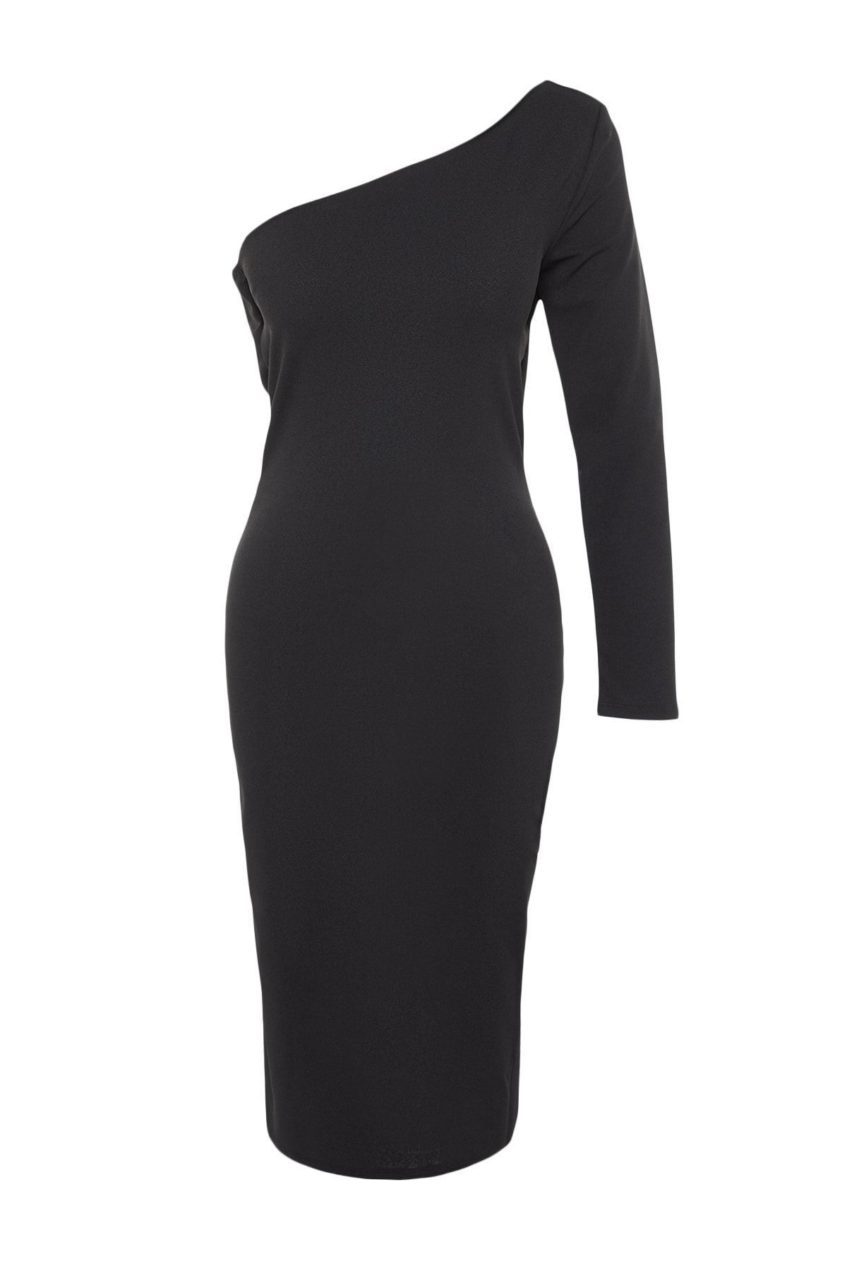 Trendyol Collection-Rochie de seara eleganta, impletita cu curea neagra TPRSS23EL00203 6