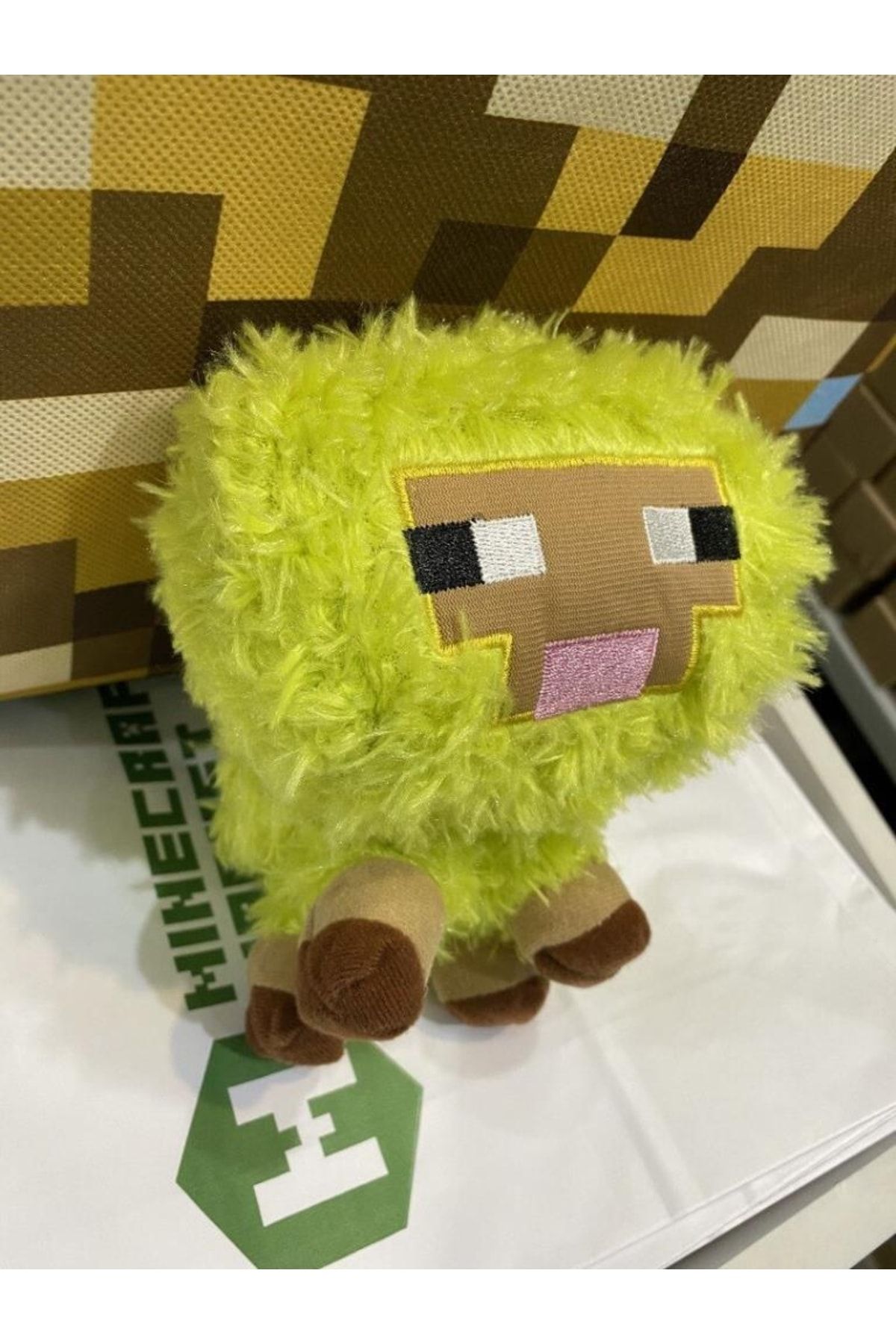Green minecraft hotsell sheep plush