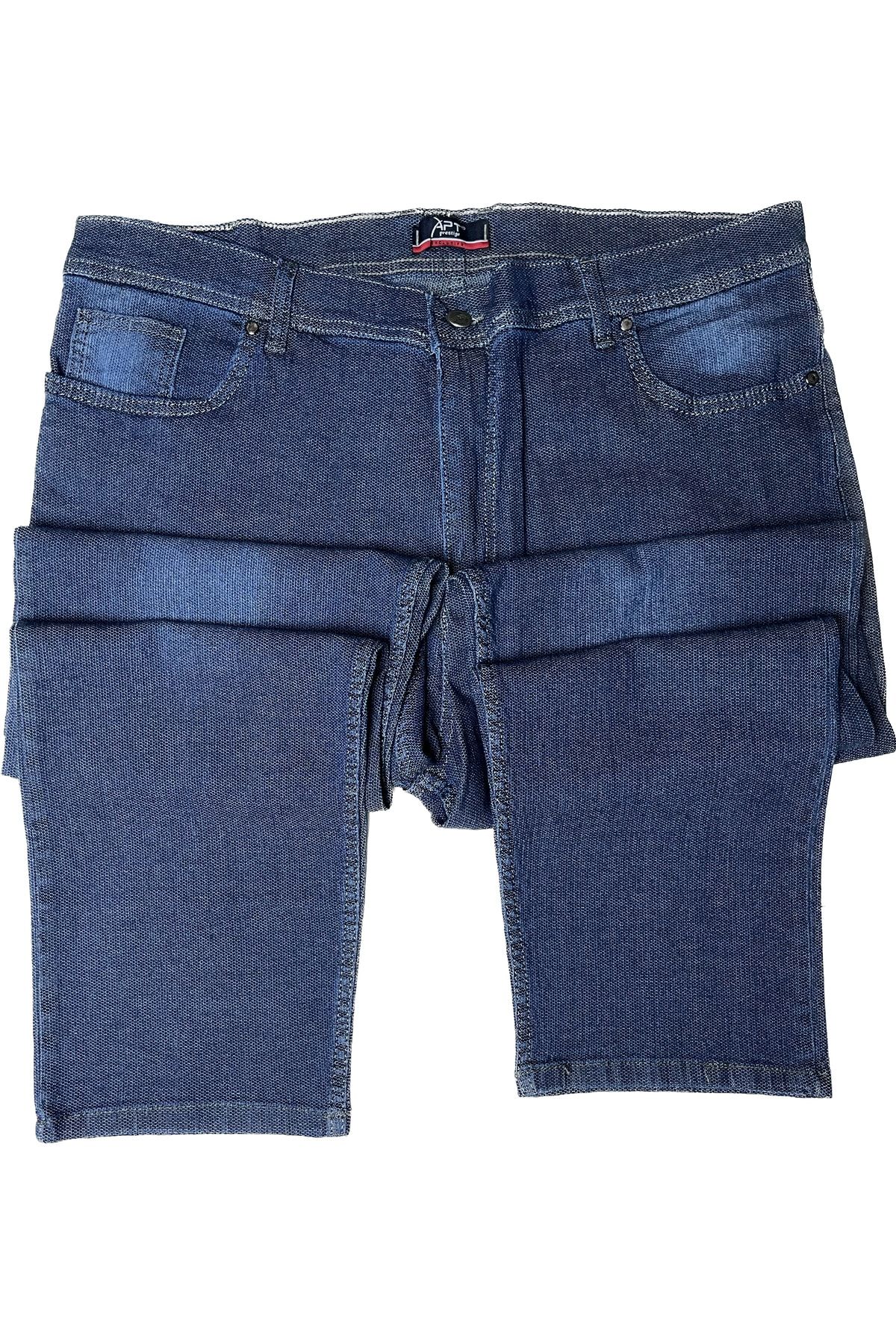 APT PRESTIGE Plus Size Jeans Blue High Waist Trendyol