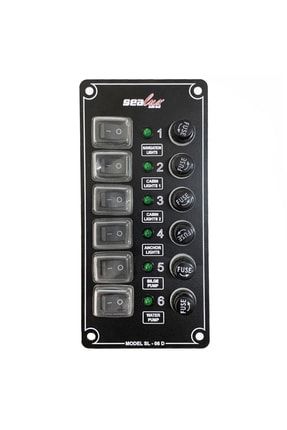 Switch Panel Izoleli 6 Anahtarlı Switch Panel İzoleli 6 Anahtarlı