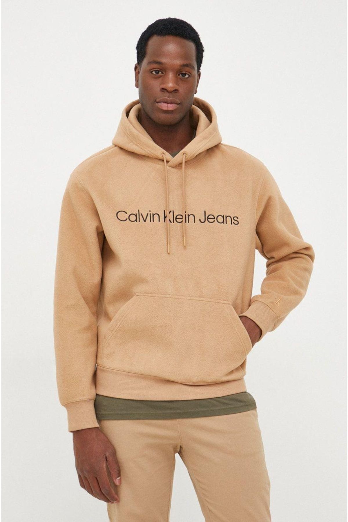 Calvin klein beige sweatshirt online