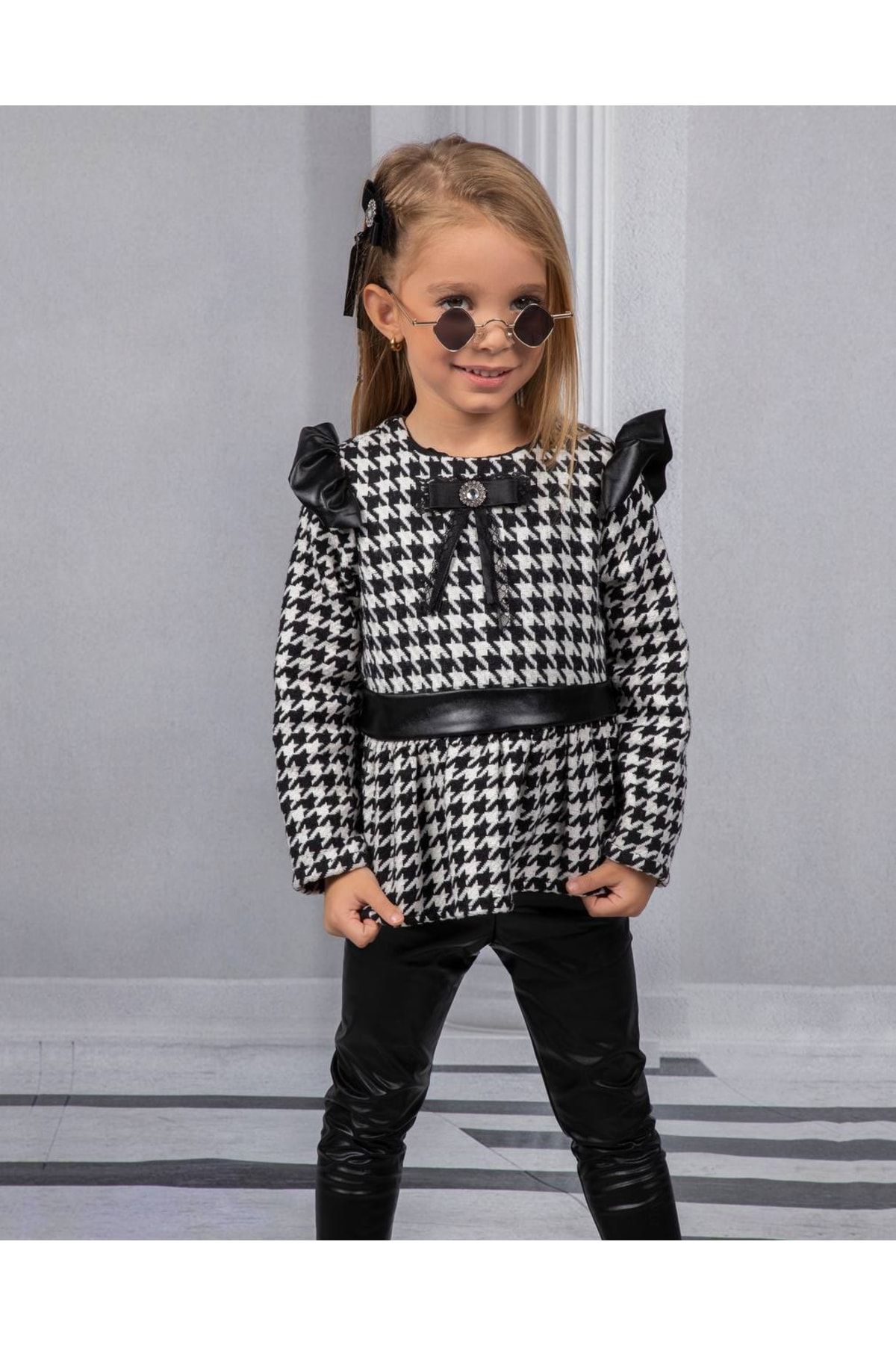 Leather leggings store for baby girl