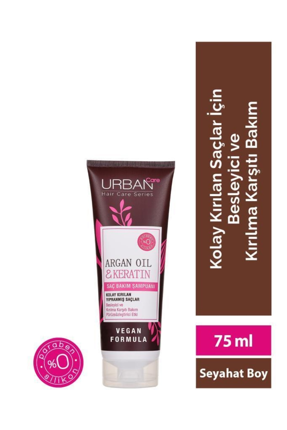 Urban Care Argan Yağı&keratin Seyahat Boy Saç Bakım Şampuanı-vegan-75 ml