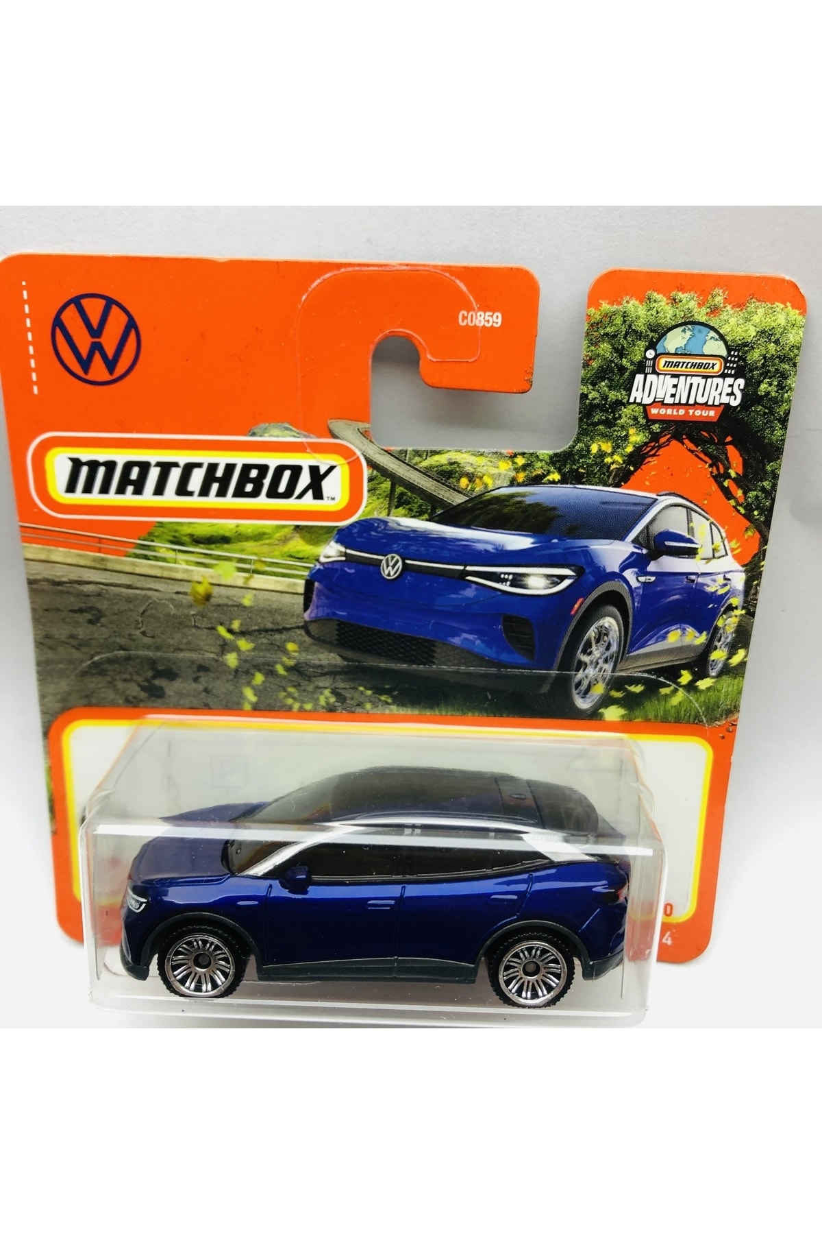 Volkswagen Miniature Collection 1/64 未開封 Matchbox Yeni - New Volkswagen Ev 4 Blue Mini Araba 1:64 Ölçek