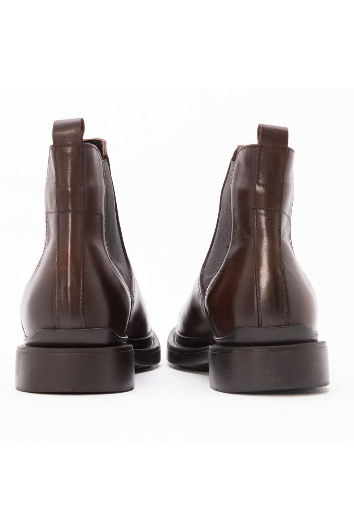 Pierre Cardin  Erkek Kahverengı Hakıkı Derı Bot 77086 - Görsel 3