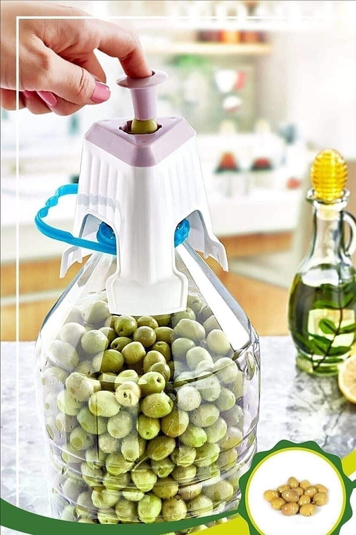 Dükkanönü-4Pcs Easy Olive Slicer Boot Apparatus Olive Slicer Tool Small Olive Scriber Tool 1