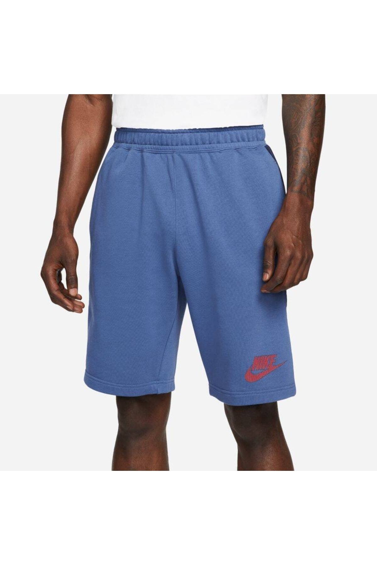 شورت و شلوارک مردانه آبی نایکی | DO7233-410 اورجینال - تصویر 2