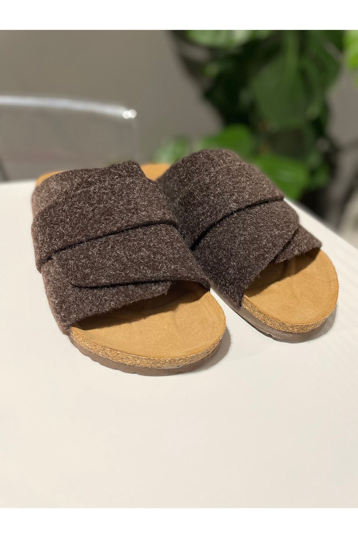 Land of Cork Lupine Imported Felt Genuine Cork Sole Slippers