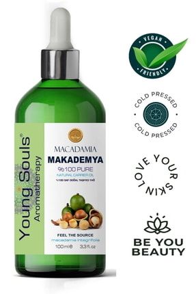 Aromatherapy Macadamia Carrier Oil Makademya Cevizi Bitkisel Sabit Yağ 100 ml YSCRR22MB24
