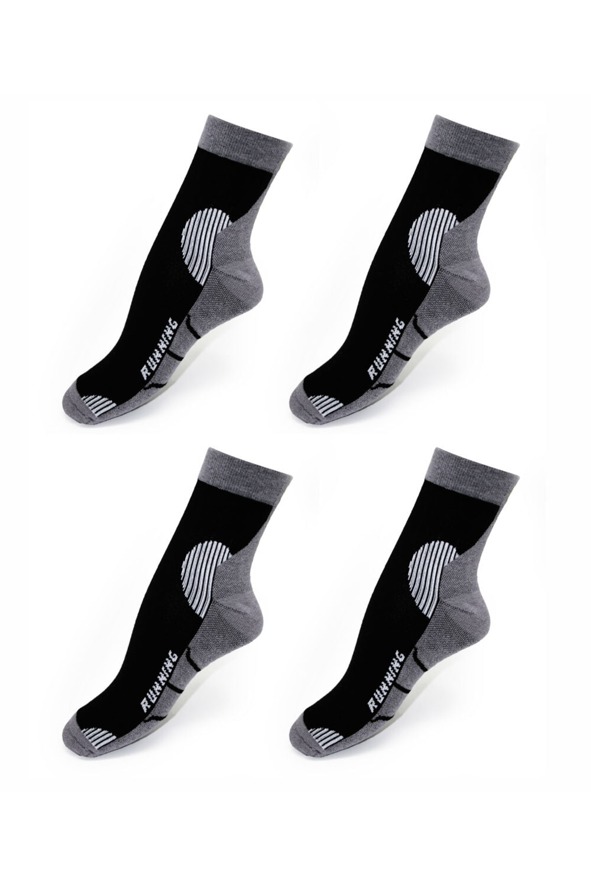 DAYCO Havlu Taban Premium Sporcu Çorabı (4 Çift) ZO7306