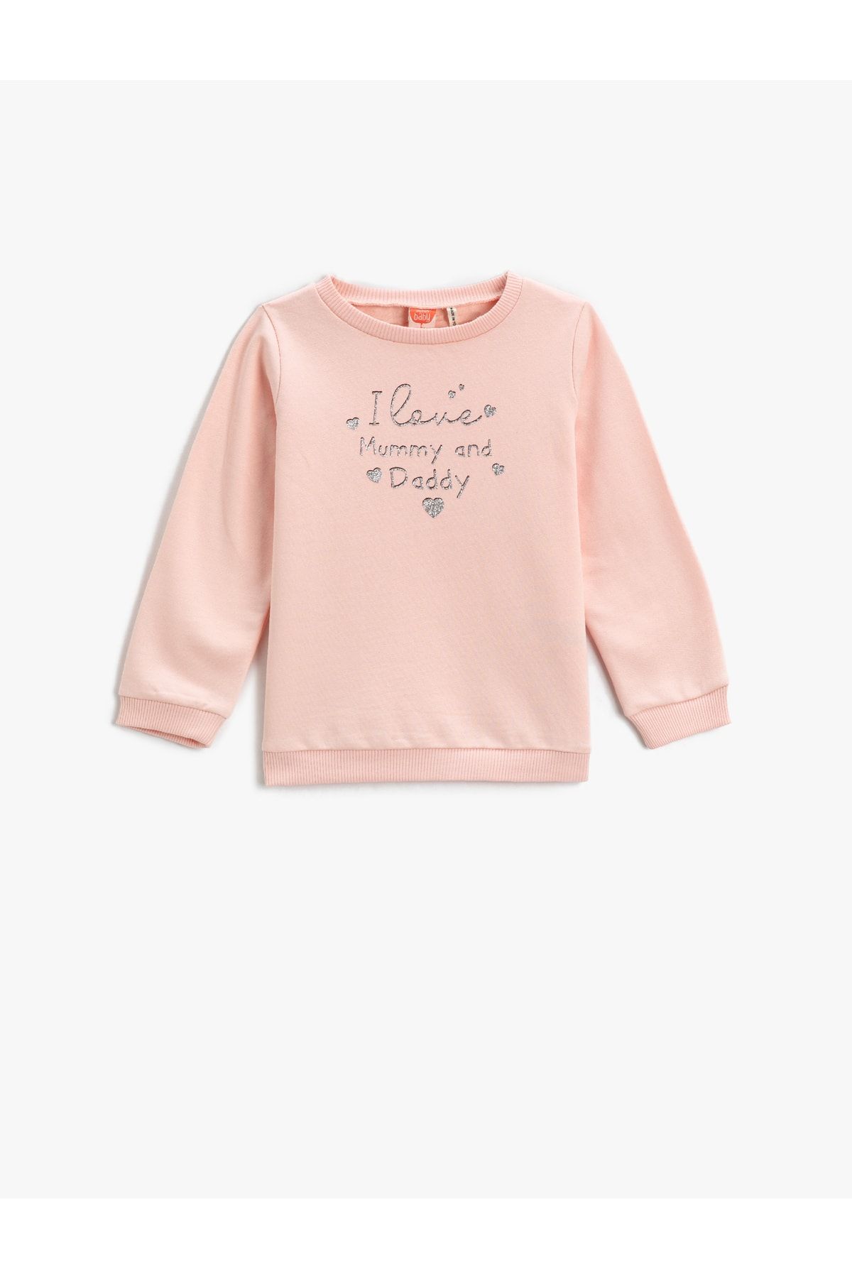 Koton Sweatshirt Rosa Regular Fit Fast ausverkauft