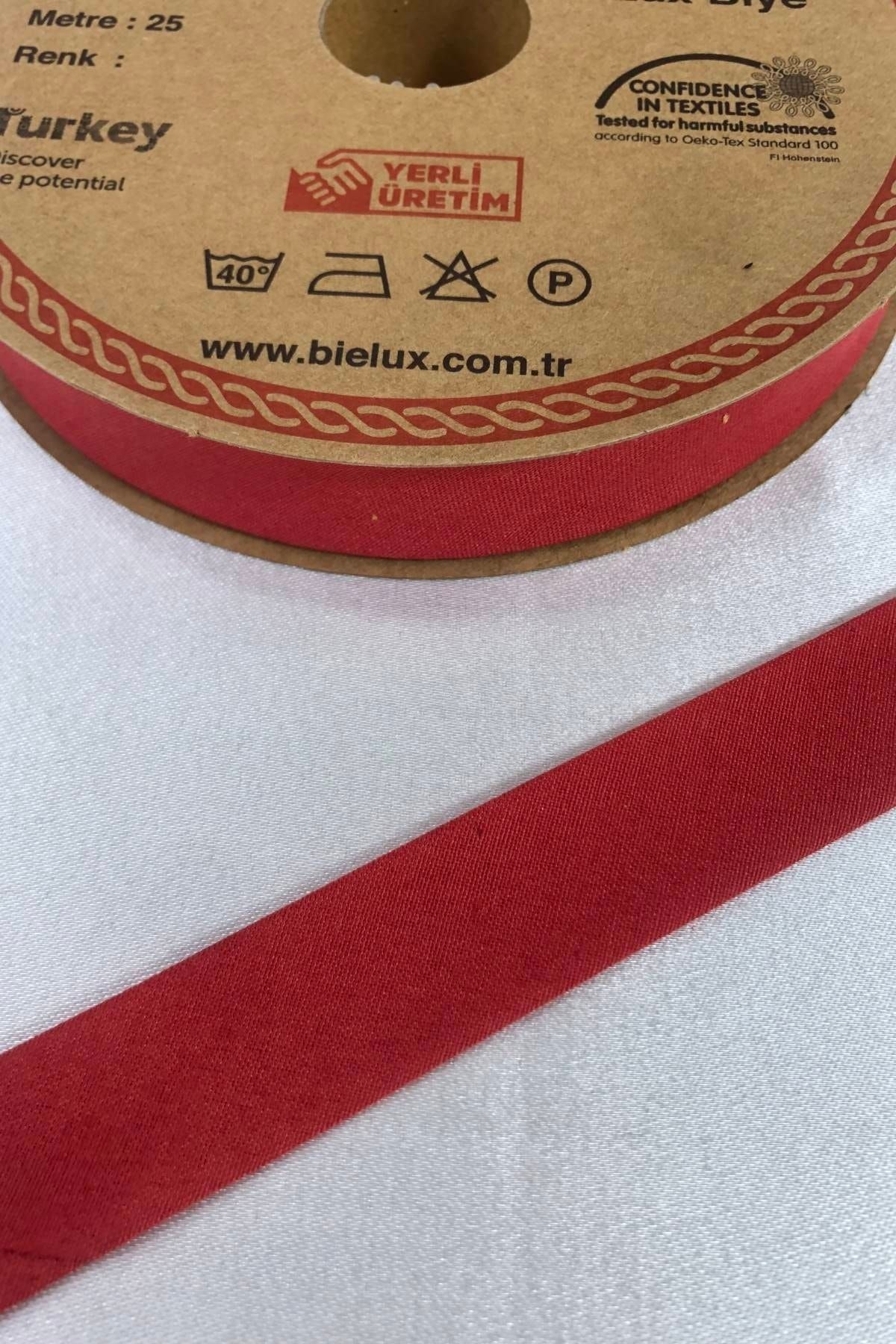 Hobigram-Red Koton Piping Width 2 cm Length 1 Meter – Special Design, Accessory, Quality Production, Eye-Catching Style – 1