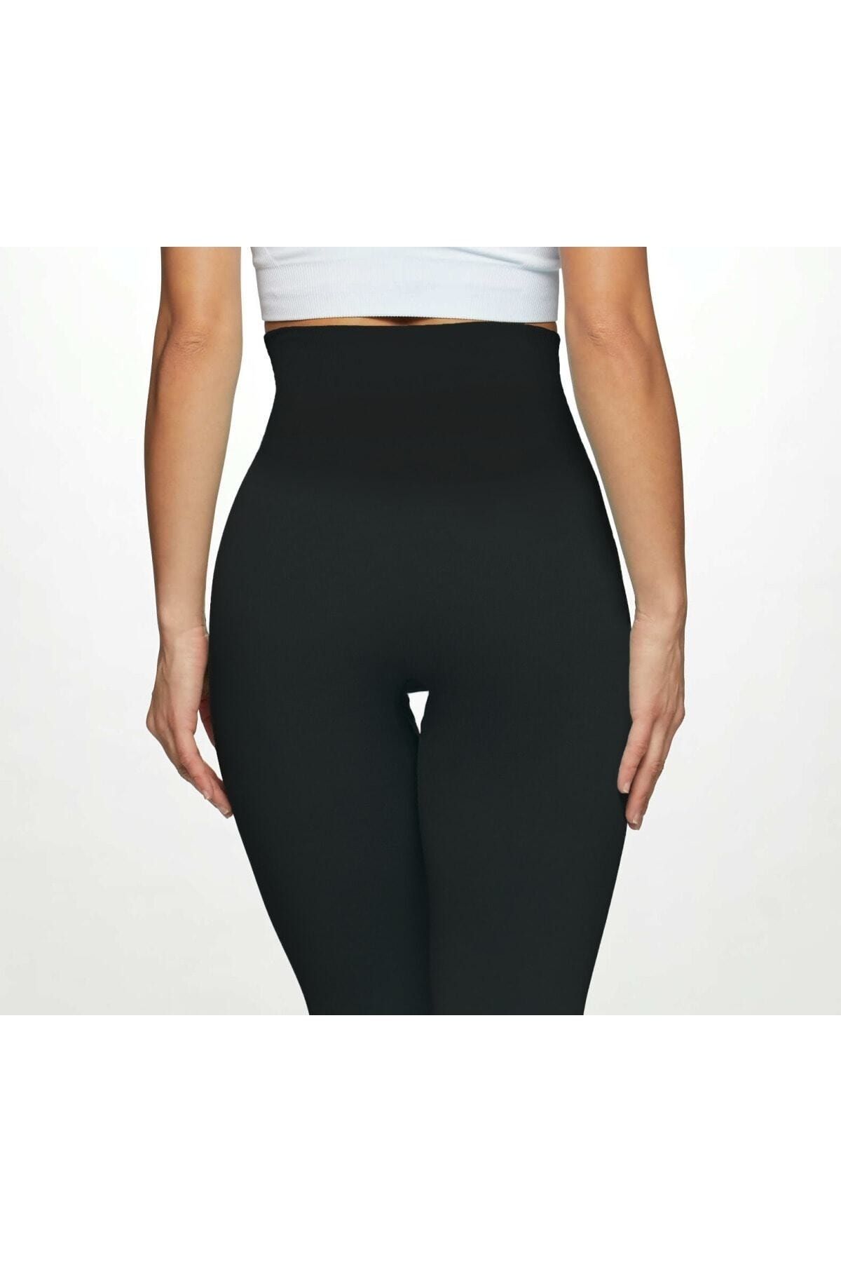 MİSTİRİK Medusa Basen Etkili Spor Korse Tayt Extra Sıkı Siyah Renk BY9318