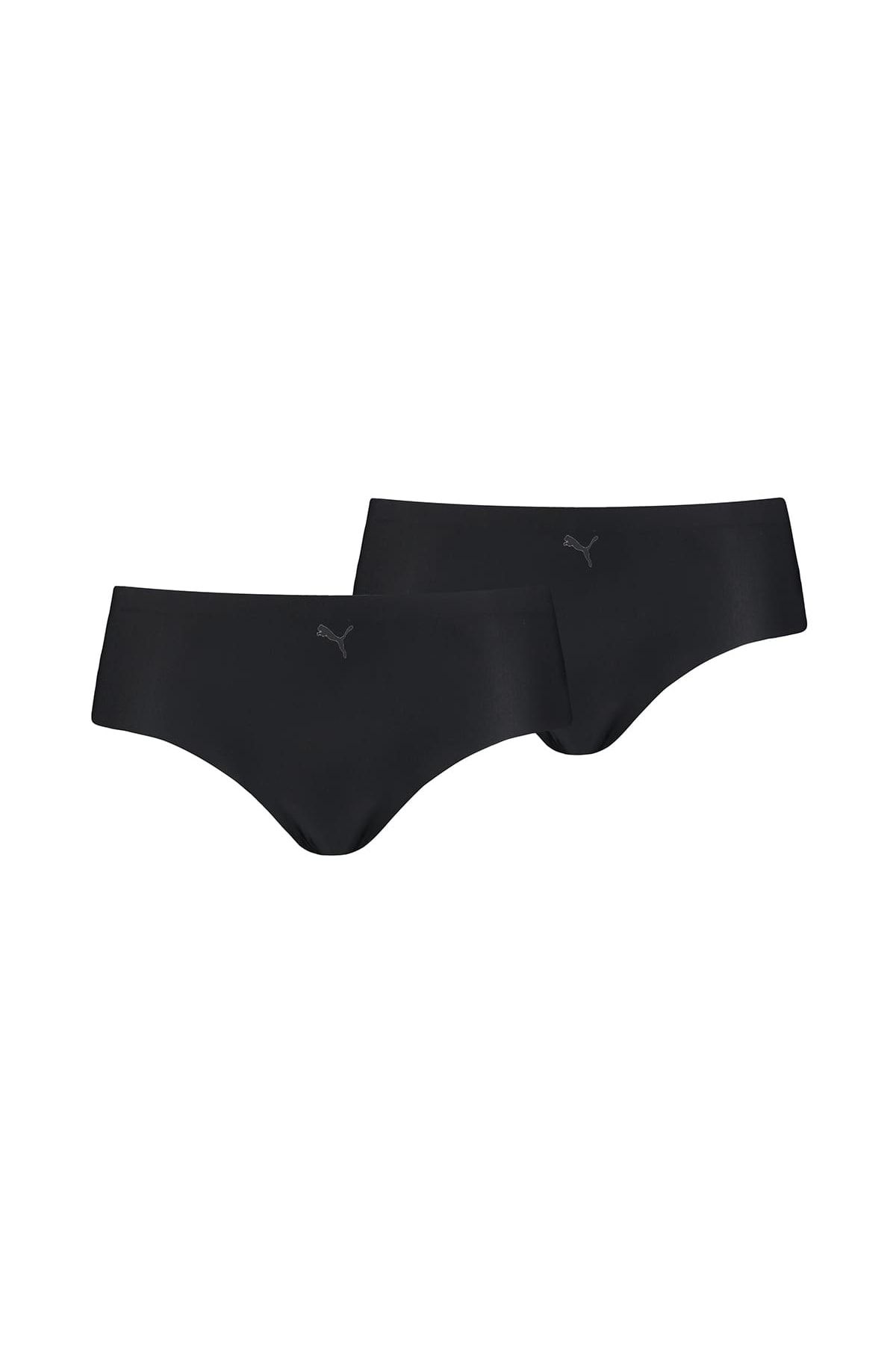 Puma-Damen Hipster, 2er Pack - Unterhose, nahtlos, Mikrofaser, einfarbig 1