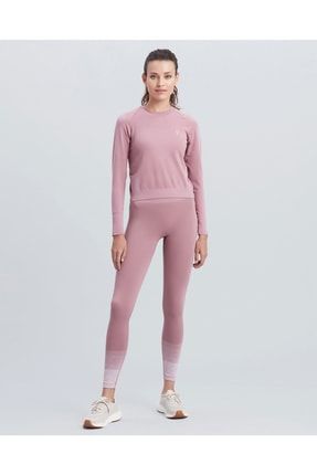 W Seamless Crew Neck Sweatshirt Kadın Rose Sweatshirt - S212187-620