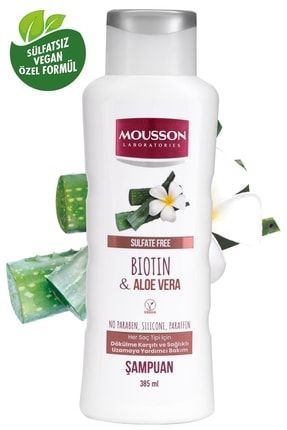 Biotin Ve Aloe Vera Içeren Dökulme Karşıtı Ve Uzamaya Yardımcı Sülfatsız Şampuan 385 ml MSSN60029