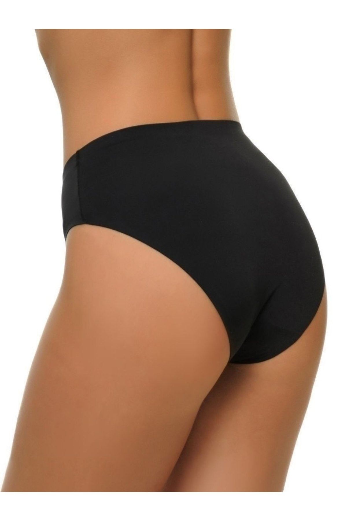 MİSTİRİK Polfa Lazer Kesim Bato Külot Spor Korse Siyah Renk CR8690