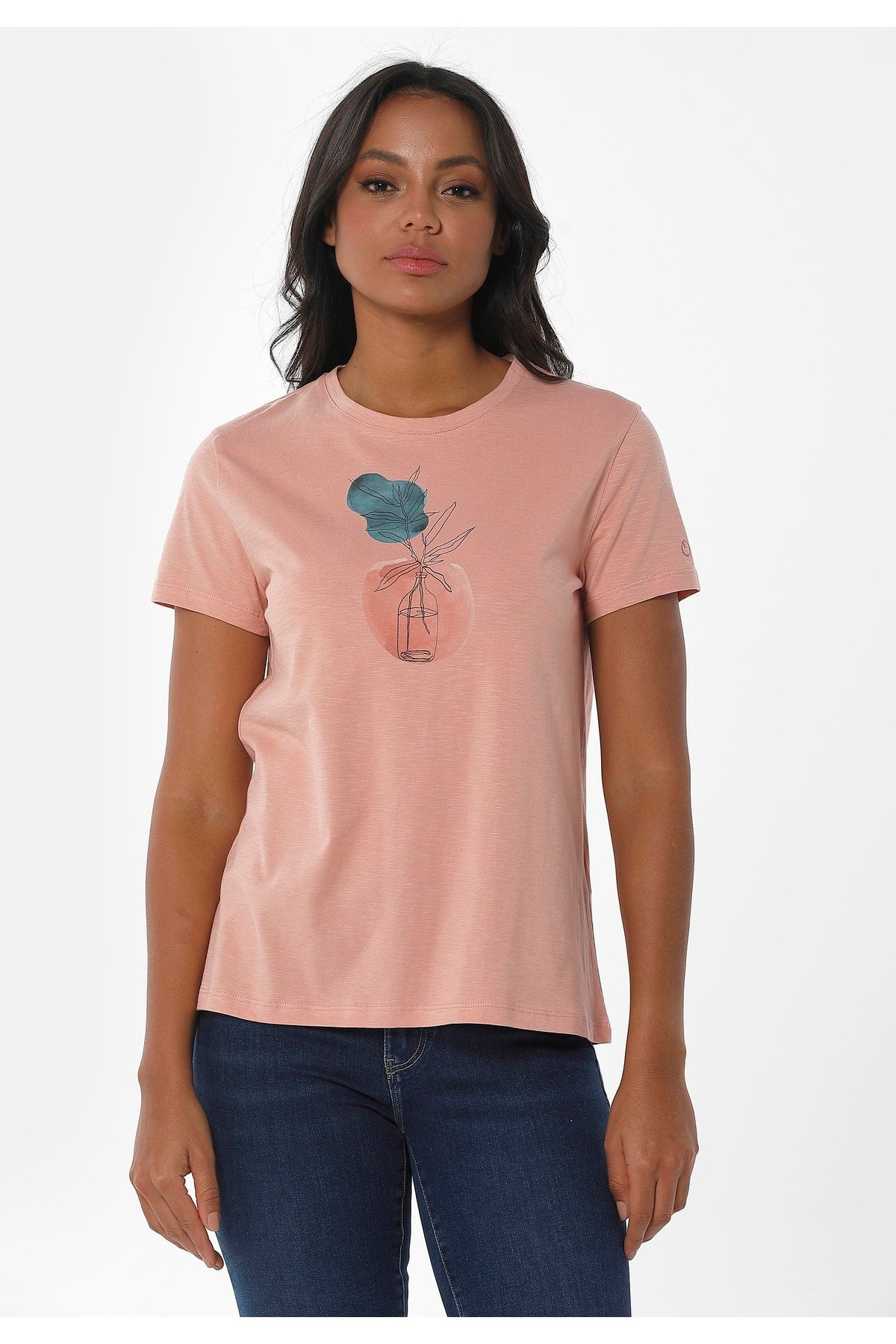ORGANICATION T-Shirt Rosa Slim Fit Fast ausverkauft