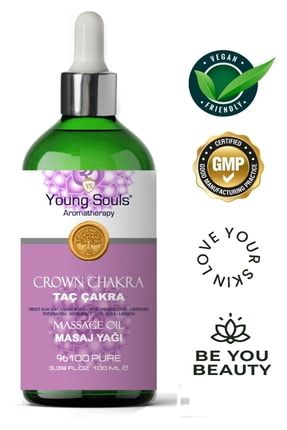Aromatherapy Crown Chakra Massage Oil Taç Çakra Masaj Yağı 100 Ml YSCHAKRA1MB01