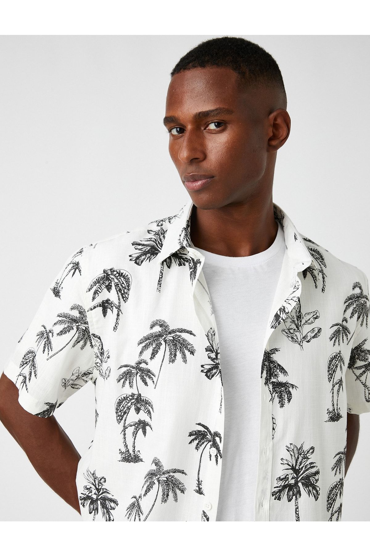 Koton Hemd Weiß Regular Fit