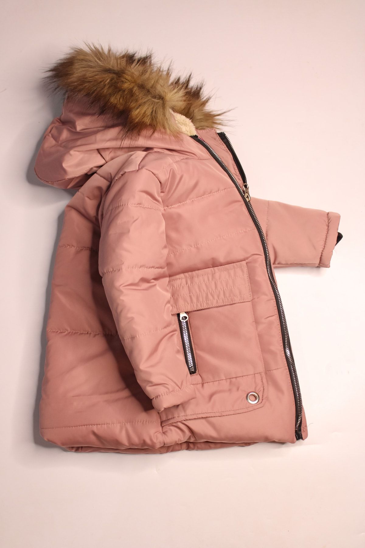 Light pink winter jacket outlet