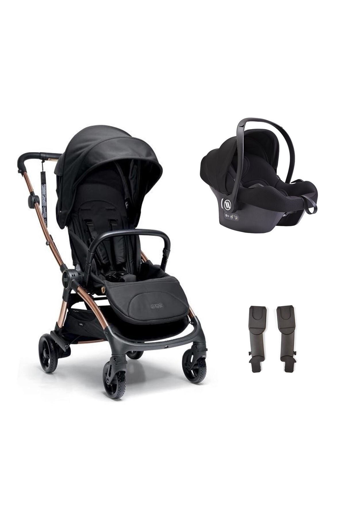 Mamas Papas Airo Cosmo Travel Sistem Bebek Arabas Black Rose Gold