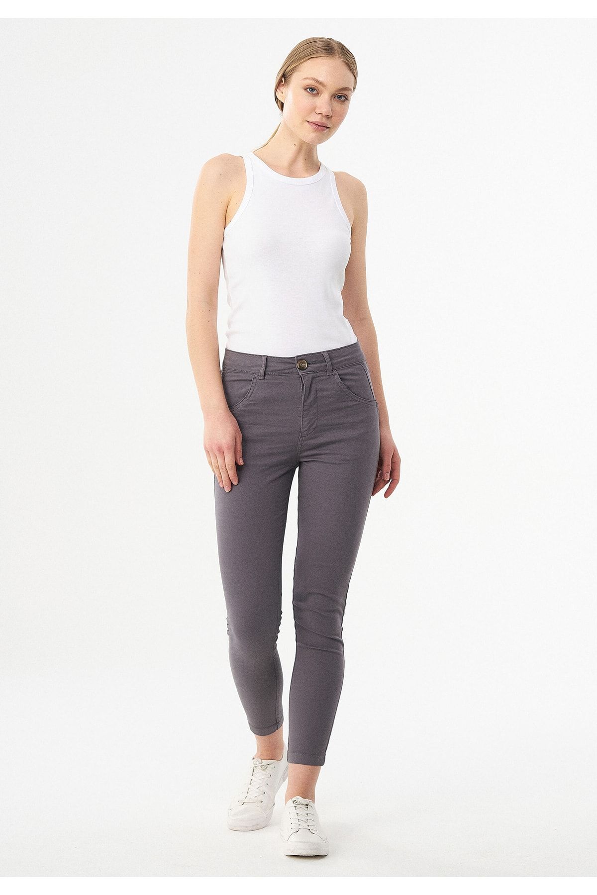 ORGANICATION Hose Grau Slim Fast ausverkauft