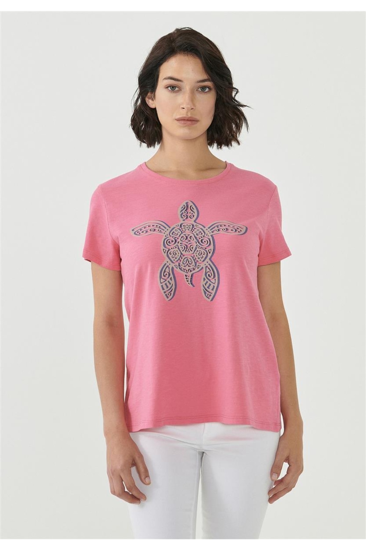 ORGANICATION T-Shirt Rosa Figurbetont Fast ausverkauft