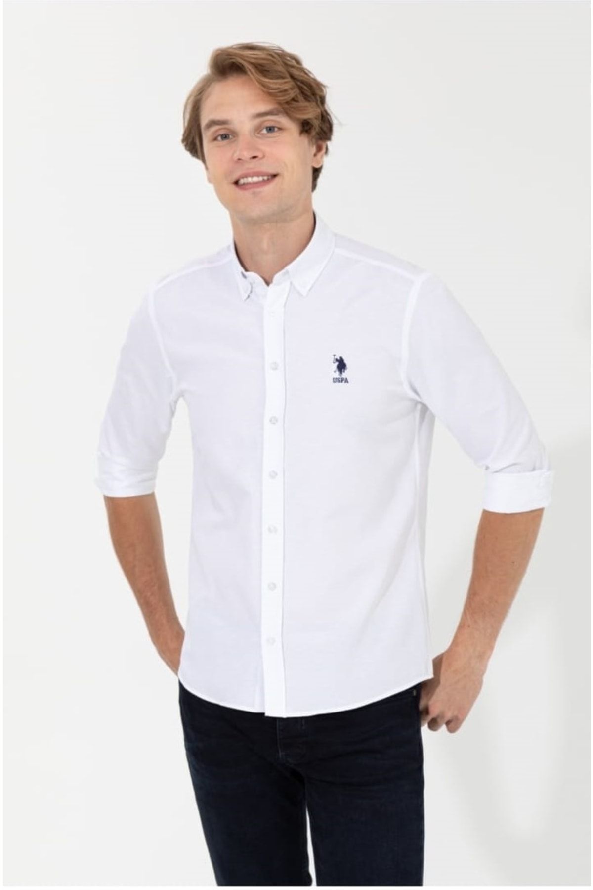Uspa white shirt best sale