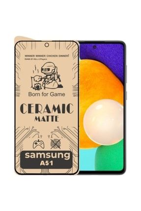 Samsung Galaxy A51 Mat Seramik Tam Kaplayan Çerçeveli Nano Ekran Koruyucu 1253
