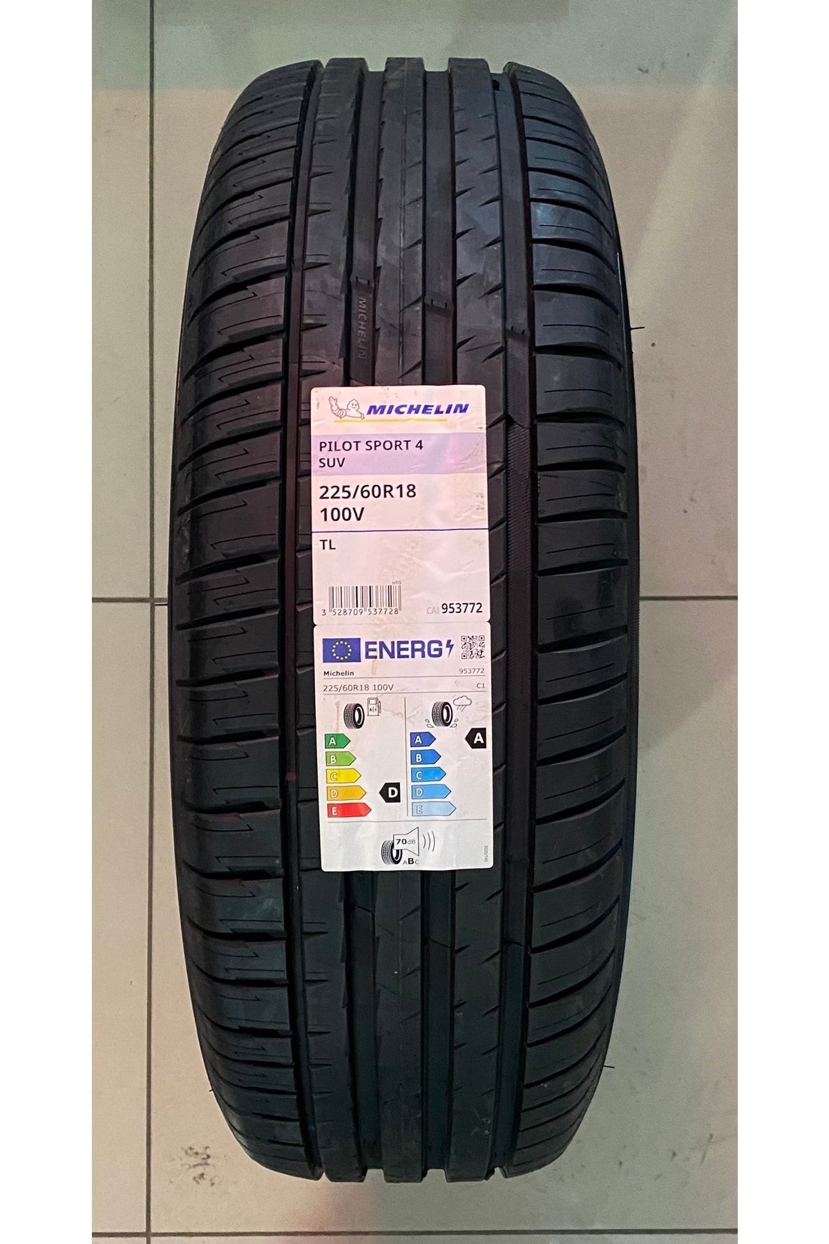Michelin 225/60r18 100v Pilot Sport 4 Suv Yaz Lastiği 2022 Üretim ...