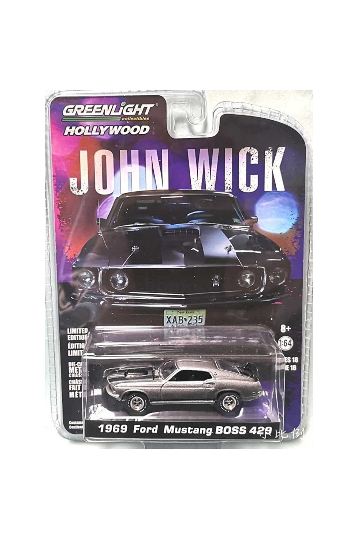 Greenlight 1969 Ford Mustang Boss 429 John Wick Mk48 1 64 Model Trendyol