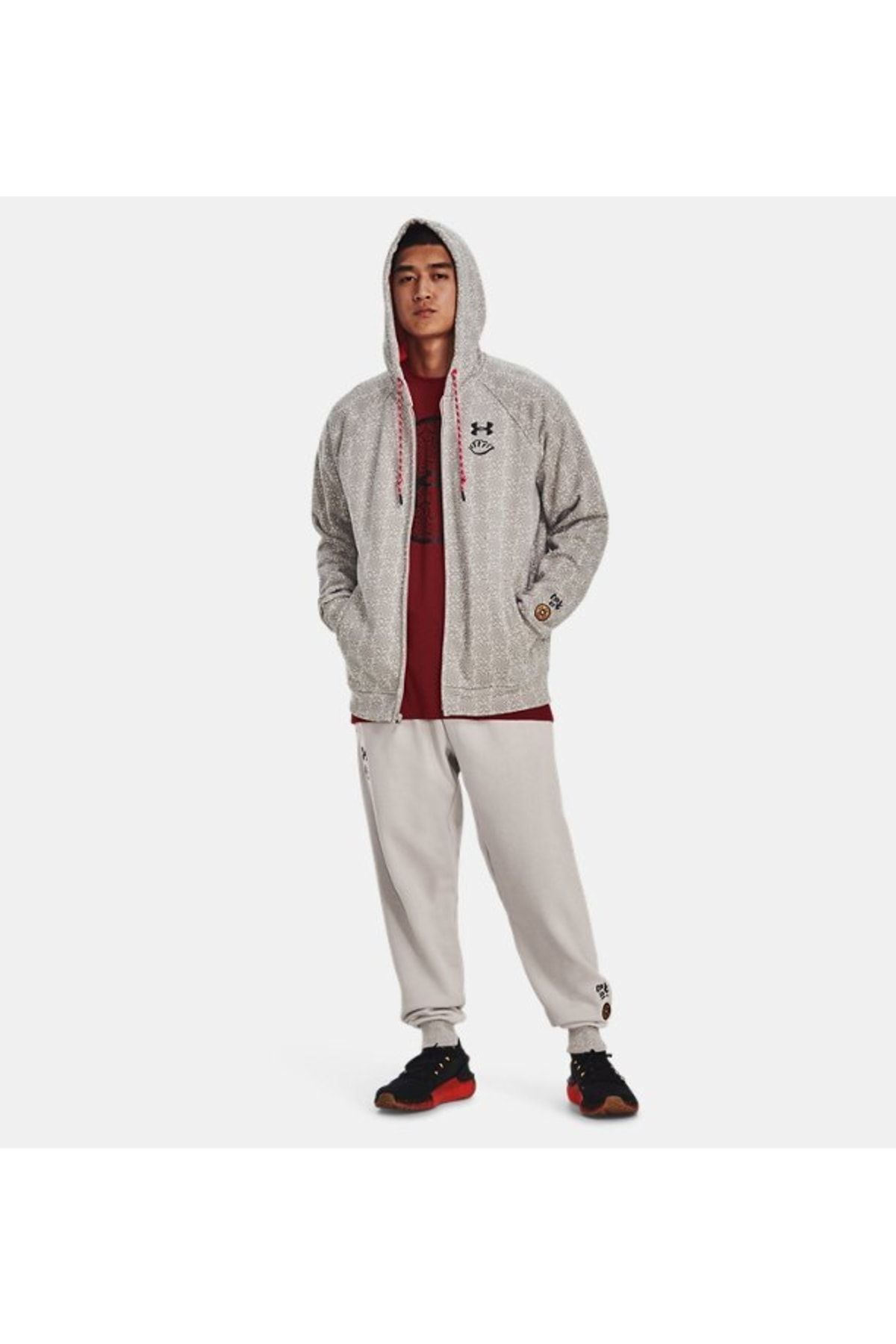 Under Armour Erkek Ua Terry Lunar New Year Printed Tam Boy Fermuarlı 1375340-593