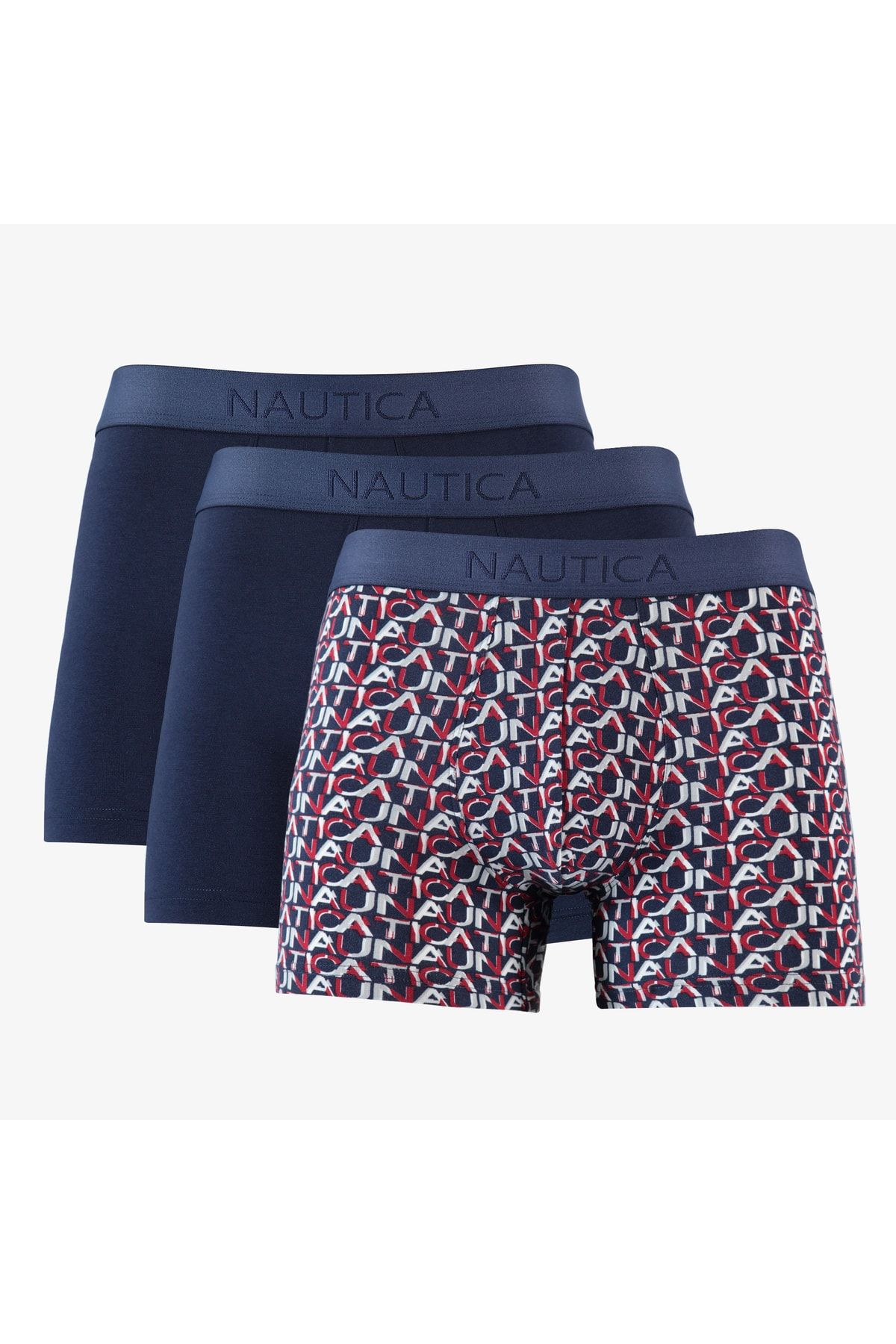 Nautica Nautıca Erkek Lacivert 3'lü Boxer