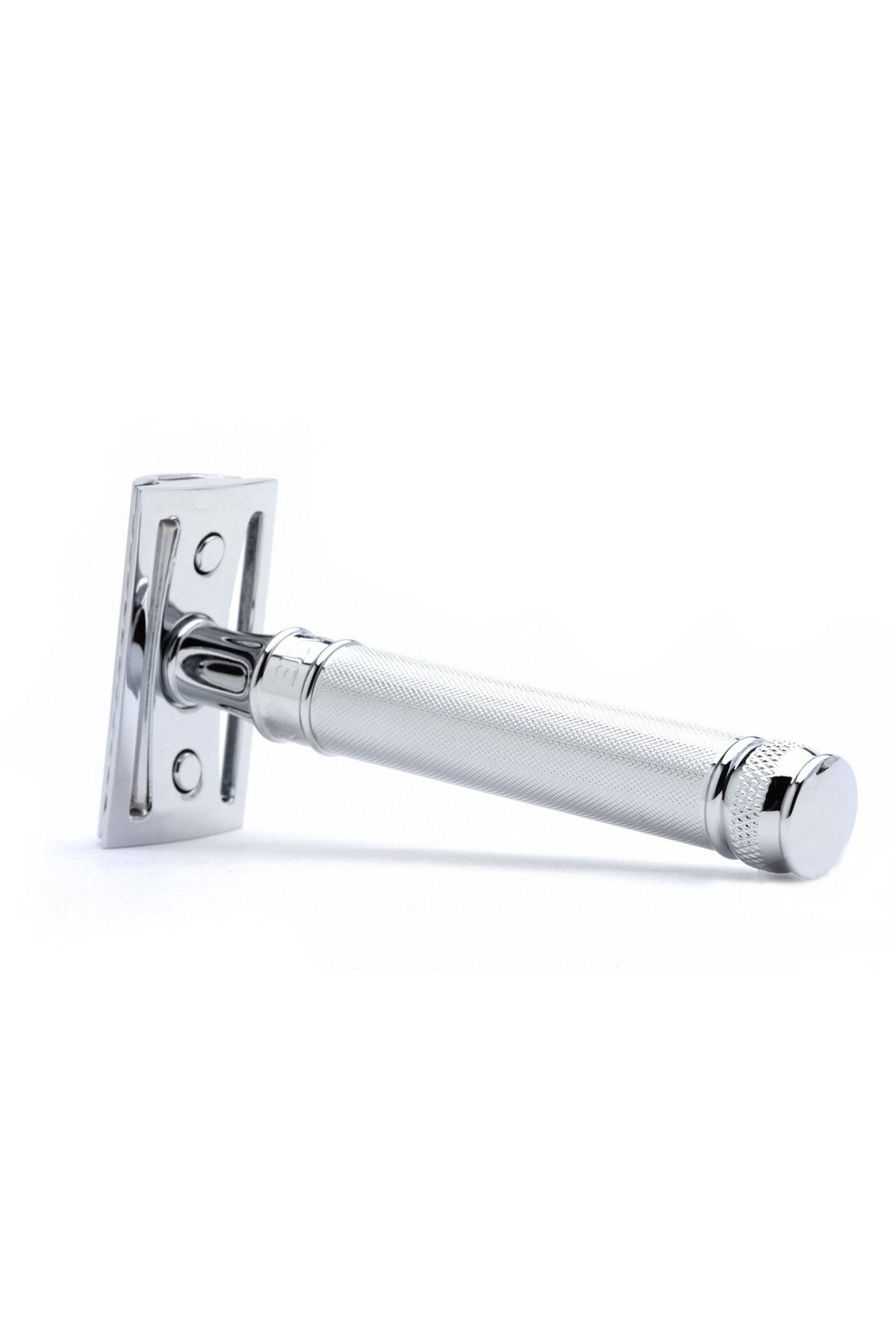 Edwin Jagger-De89 Ba11bl Powdered Handle Razor Beard Shaver Chrome Plated Traditional Shaving 3