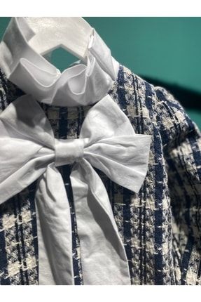Harika Şanel Kumaş Vintage Tasarım Elbise EL-0064