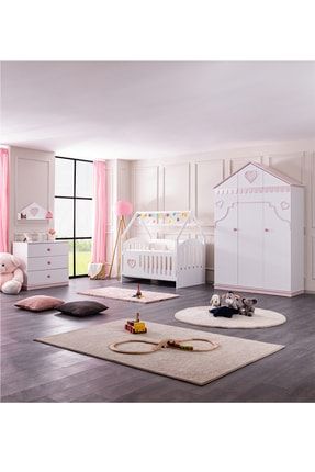 Bebek Odası, Rosa Montessori Bebek Odası 3lü Takım rosa-bebek-3lü