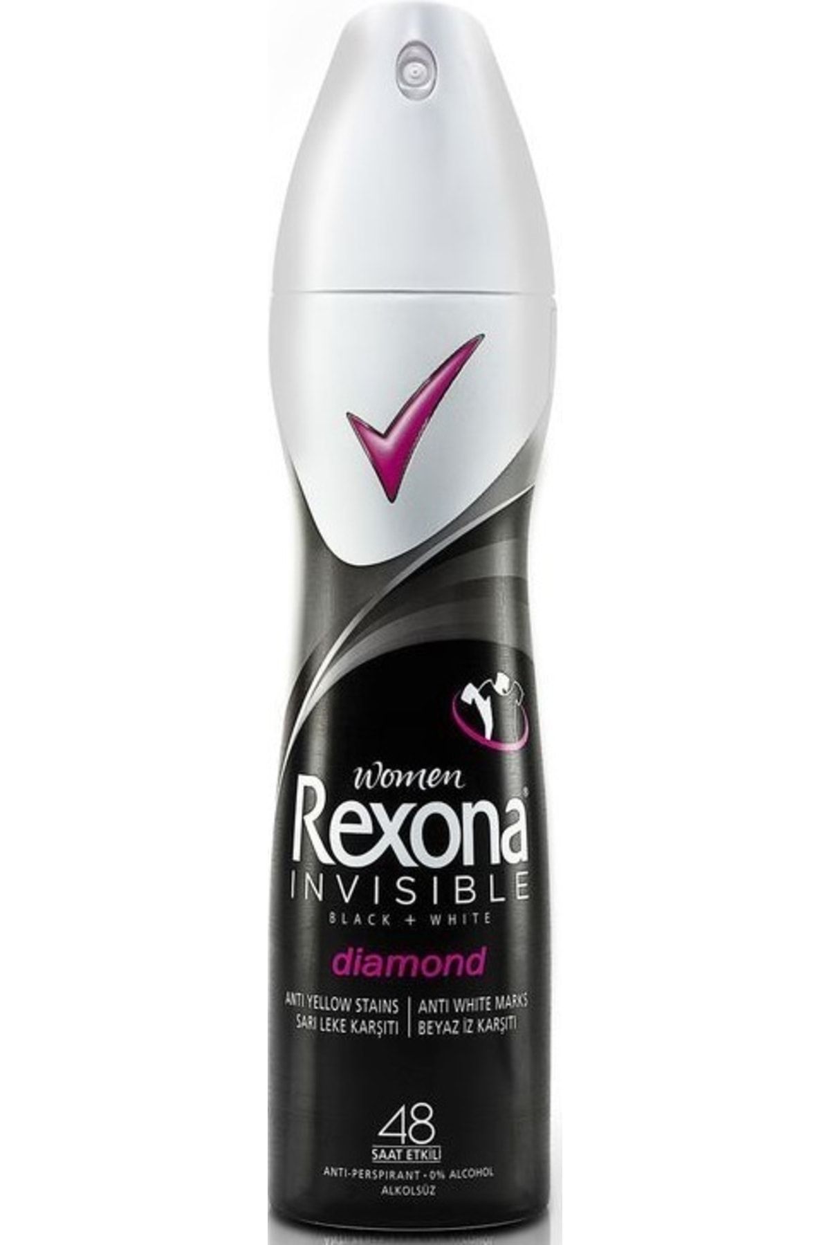 اسپری دئودورانت نامرئی B&w برای لباس‌های سفید و سیاه کی دئو 150میل رکسونا Rexona