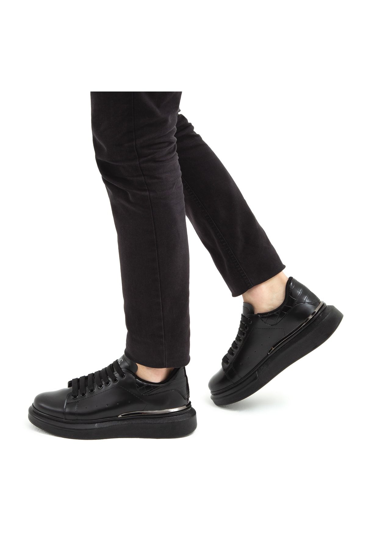 Tamer Tanca Siyah - Erkek Vegan Sneakers & Spor Ayakkabı 804 642 Erk Ayk Sk22/23