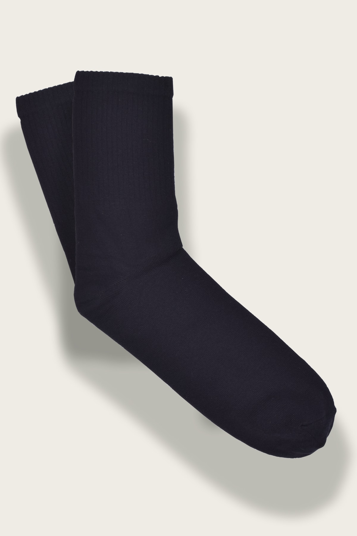 Belyy Socks 2'li Unisex Siyah Soket Çorap