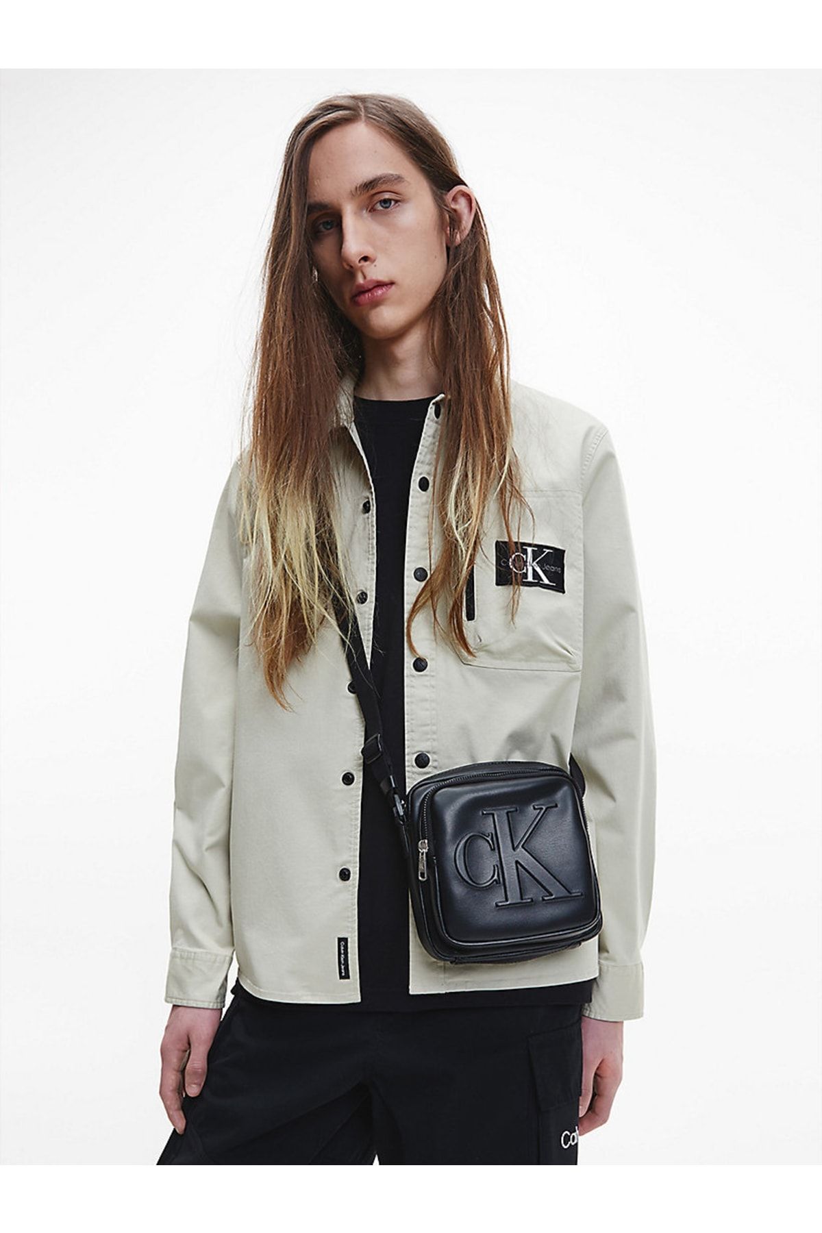 Calvin Klein Erkek Utility Overshirt