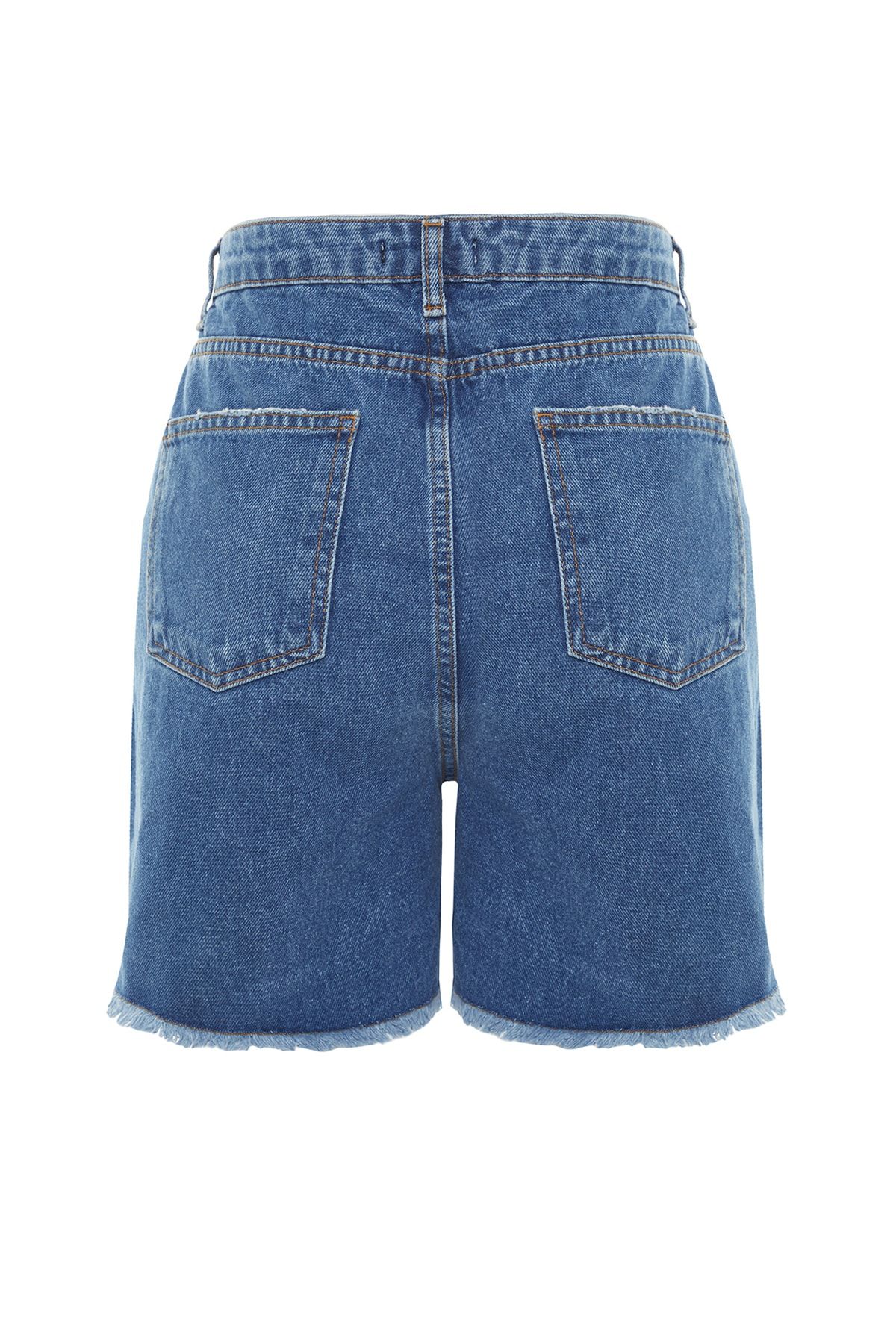 Dark cheap denim shorts