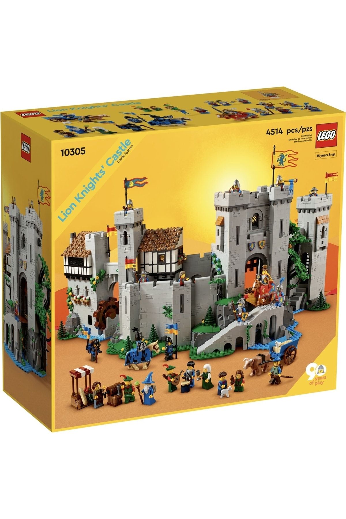 LEGO لگو Icons 10305 Lion Knights' Castle (4514 قطعه)