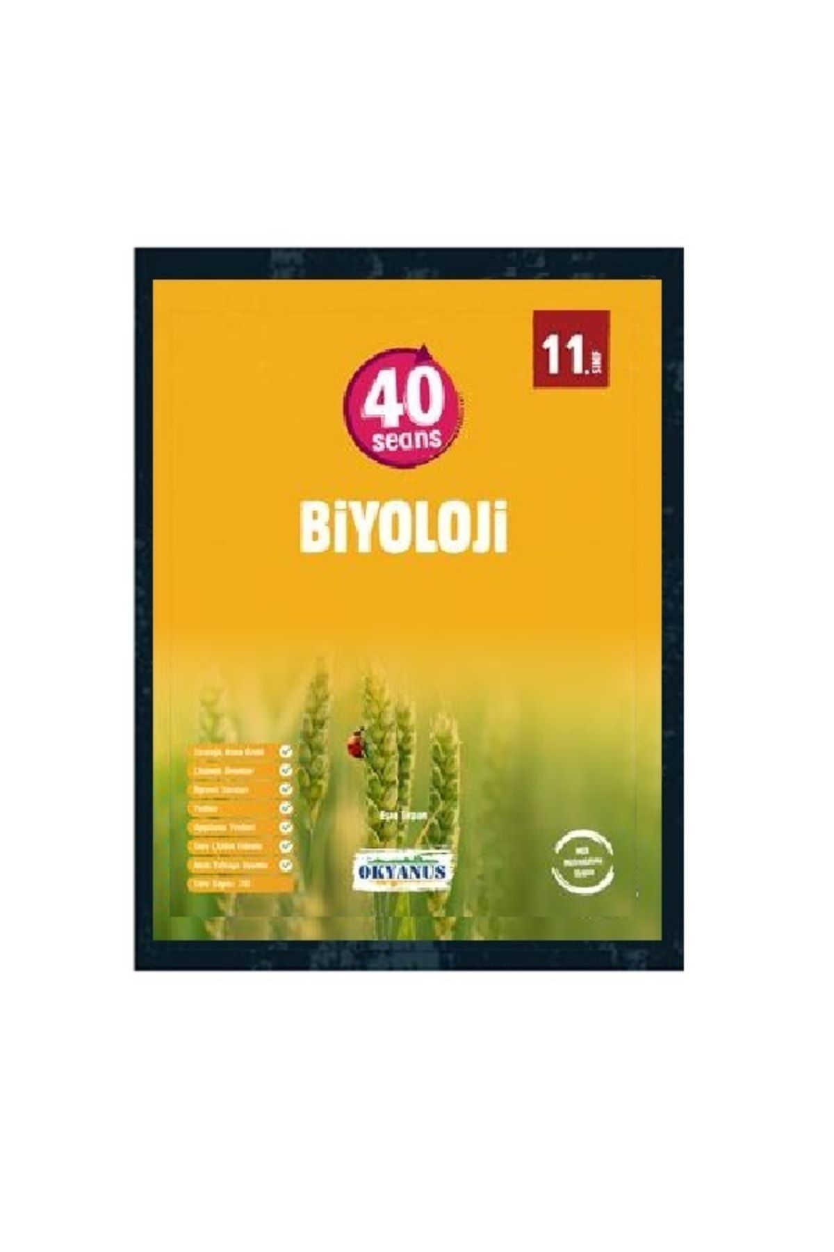 Okyanus 11. Sınıf 40 Seans Fizik - Kimya - Biyoloji Konu Anlatımlı Soru Bankası