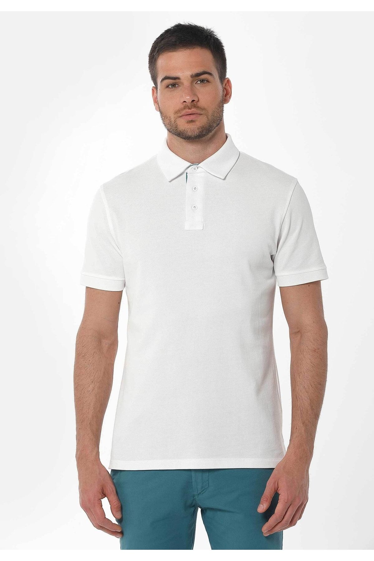 ORGANICATION Poloshirt Beige Slim Fit Fast ausverkauft