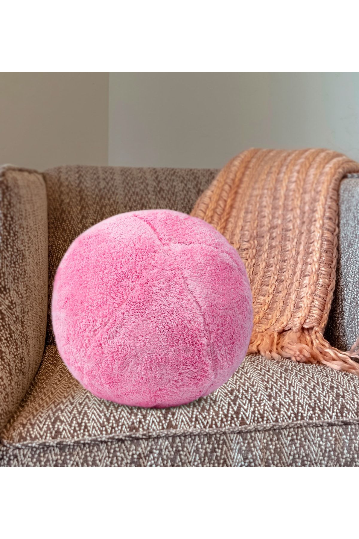 Bora Toys Decorative Plush Ball Throw Pillow Trendyol